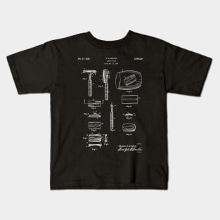 Safety Razor 1935 White Patent Kids T-Shirt